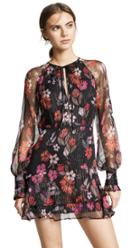 La Maison Talulah Wild Bloom Long Sleeve Mini Dress