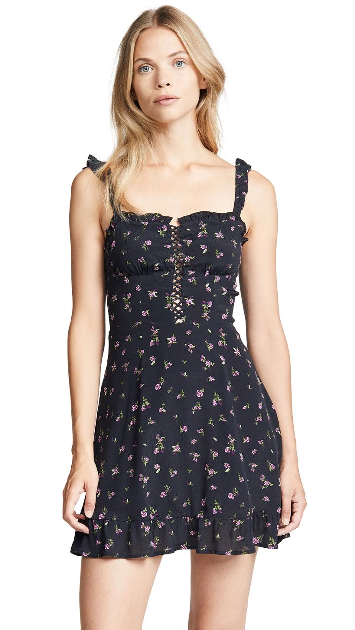 Rahi Lilac Rose Mini Dress