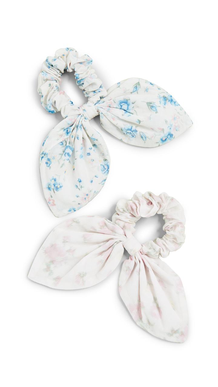 Loveshackfancy Summer By The Sea Scrunchies
