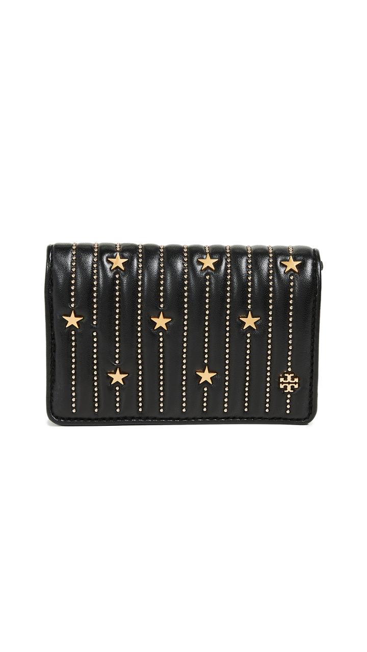 Tory Burch Star Stud Slim Medium Wallet
