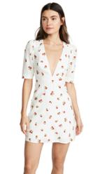Farm Rio Mini Pitanga V Neck Mini Dress