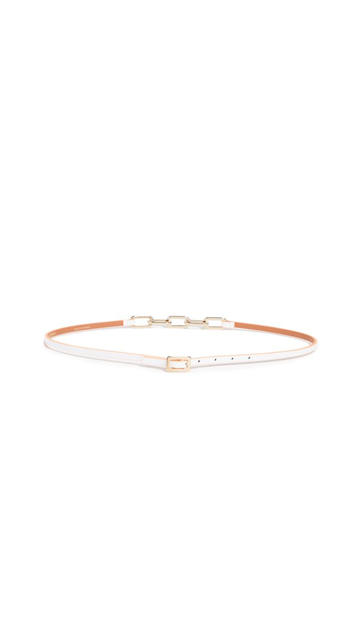 Maison Boinet 7mm Leather Color Contrasting Belt