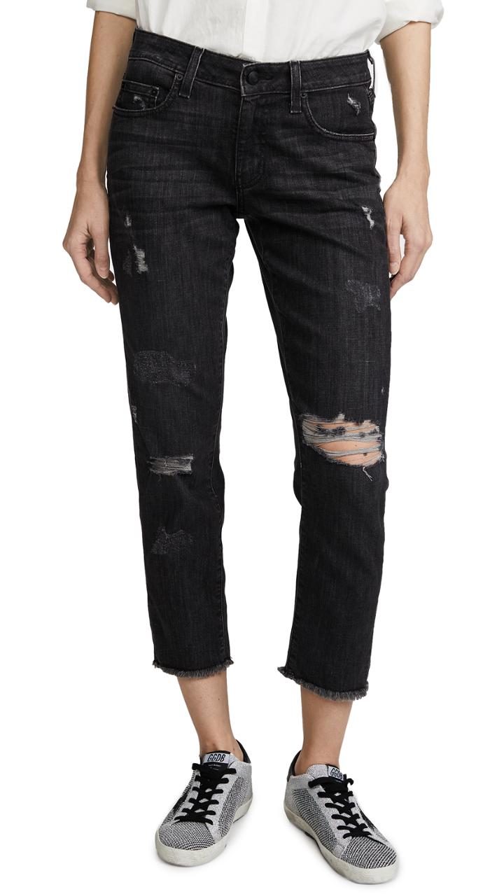 Derek Lam 10 Crosby Mila Mid Rise Slim Girlfriend Jeans
