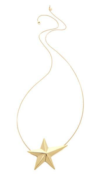 Gabriela Artigas Large Shooting Star Necklace - Gold