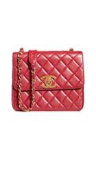 What Goes Around Comes Around Chanel Red Big Cc Square Bag