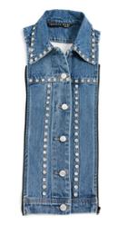 Veronica Beard Slate Dickey With Rhinestones