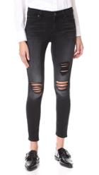 7 For All Mankind The Destroyed Ankle Skinny Jeans