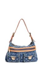 What Goes Around Comes Around Lv Denim Baggy Pm Bag