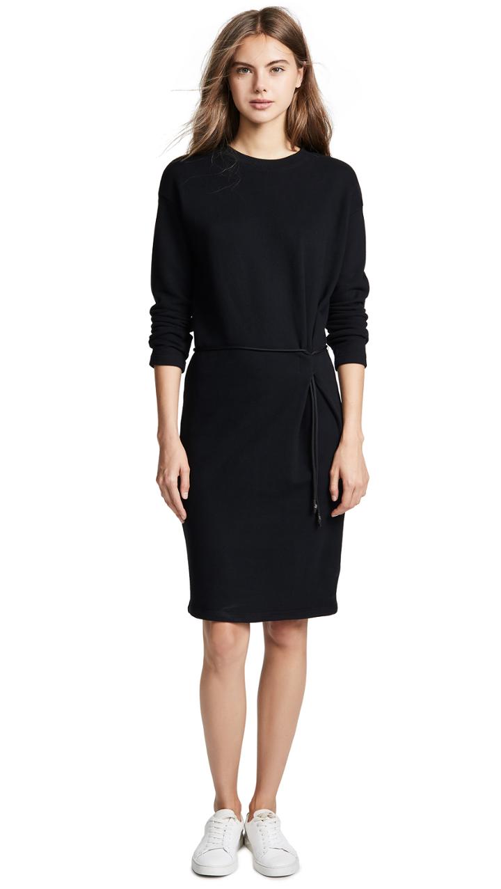 Vince Cinched Waist Dress