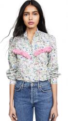 Michaela Buerger Floral Button Down Shirt