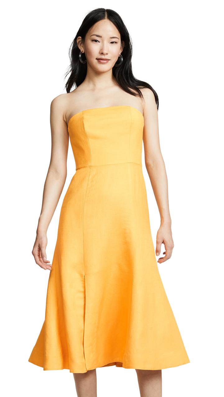 C Meo Collective Crescent Midi Dress