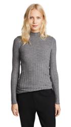 Atm Anthony Thomas Melillo Varigated Rib Turtleneck Sweater