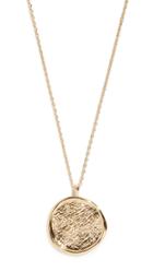 Gorjana Stamped Coin Necklace