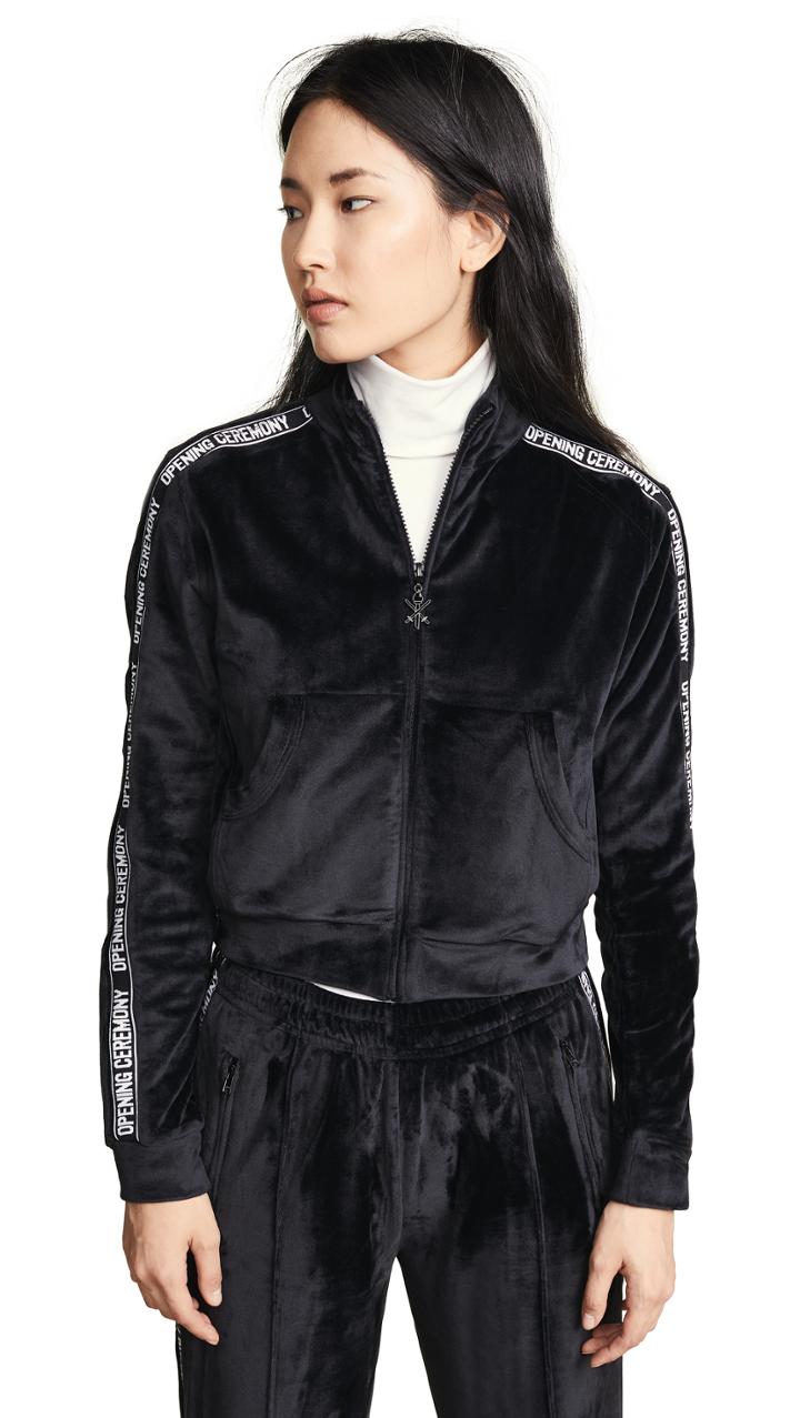 Opening Ceremony Velour Track Jacket