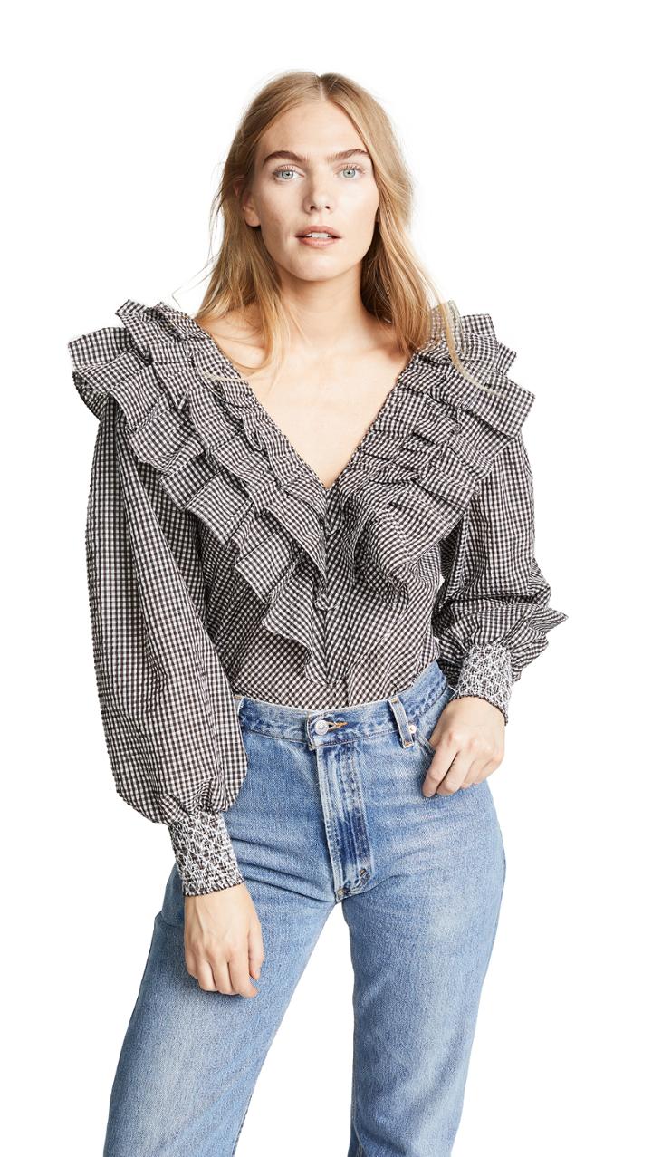 Ganni Charron Blouse