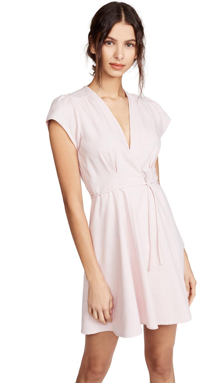 Rolla S Linen Dancer Wrap Dress