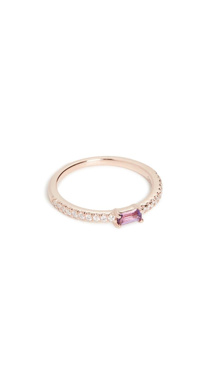 My Story The Julia 14k Birthstone Ring February