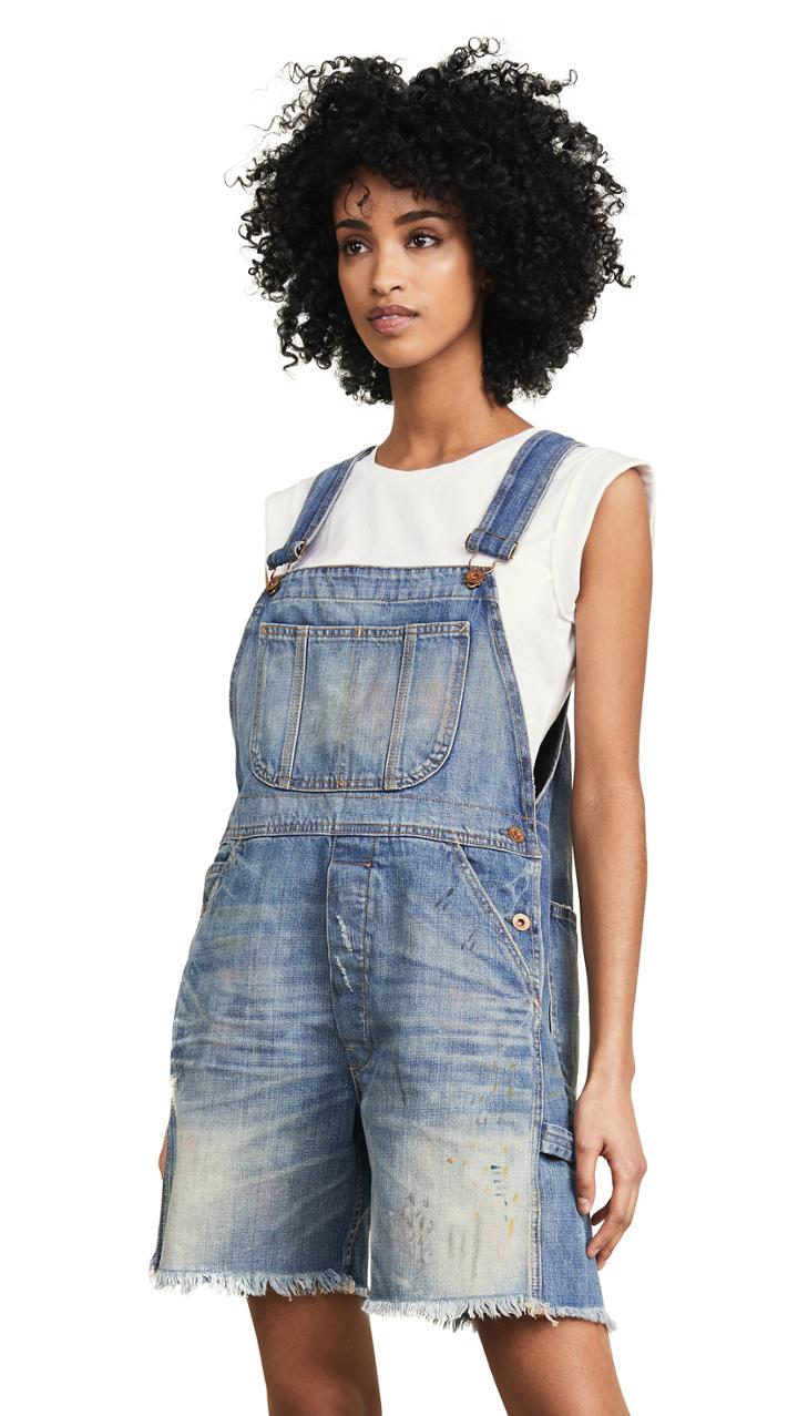 Nsf Crystal Overall Shorts