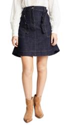 Carven Ruffle Pocket Skirt