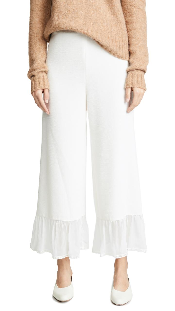 See By Chloe Sheer Trim Pants