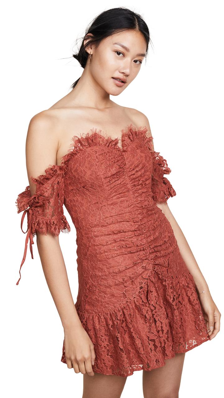La Maison Talulah Provoke Off Shoulder Mini Dress