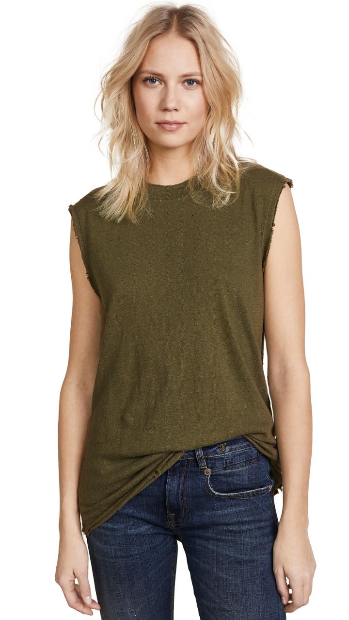 Iro.jeans Iro. Jeans Apskri Distressed Muscle Tee