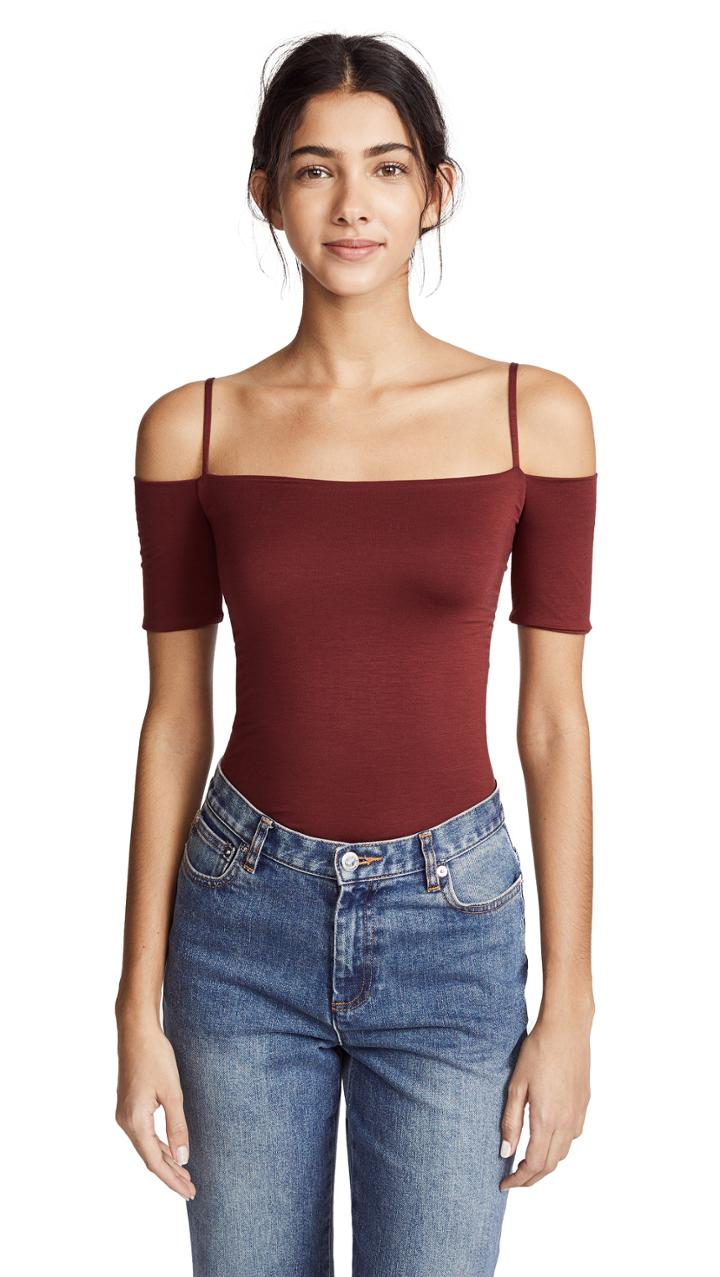 Enza Costa Strappy Off Shoulder Top