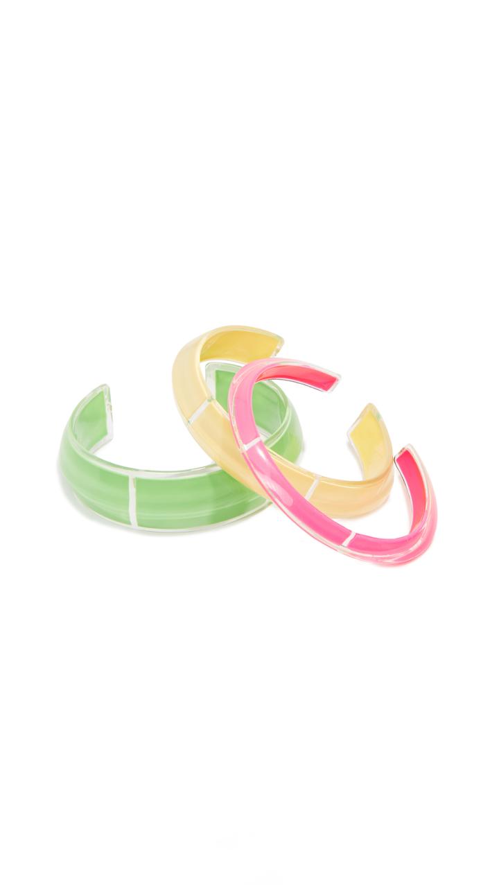 Alison Lou Loucite Cuff Bracelet Set