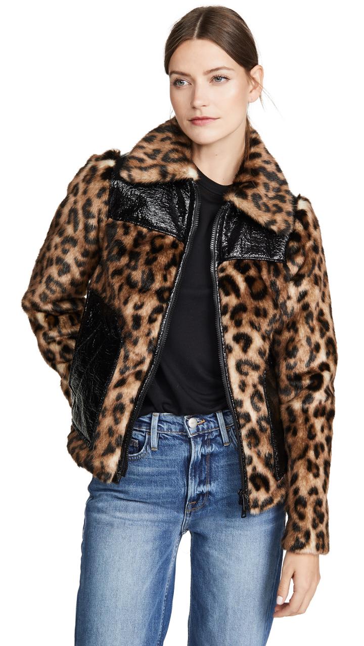 No 21 Leopard Jacket