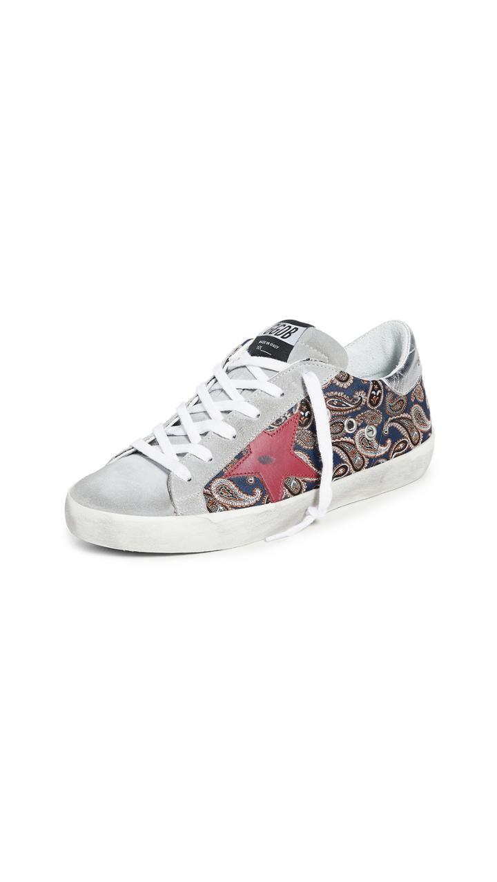 Golden Goose Superstar Paisley Sneakers