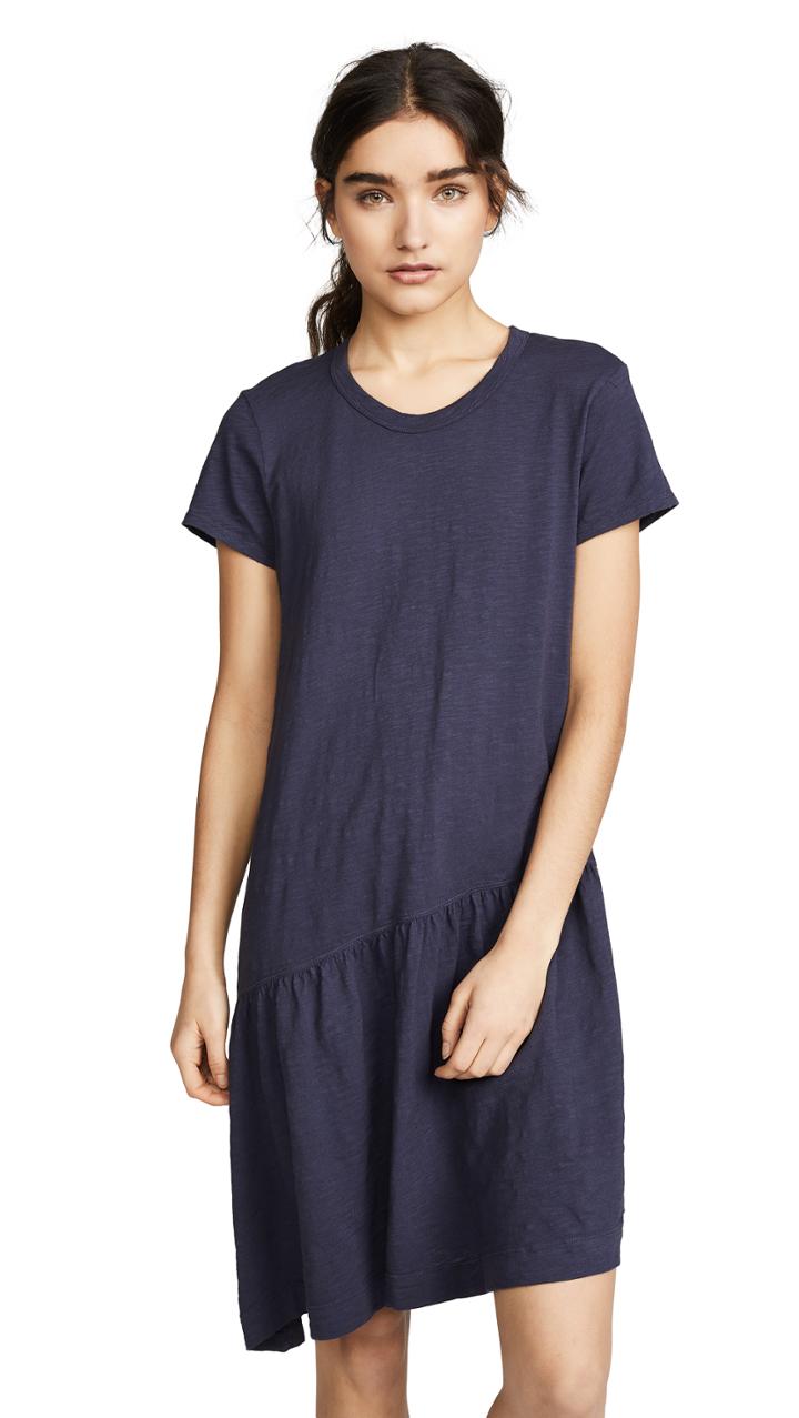 Wilt Slant Hem T Shirt Dress