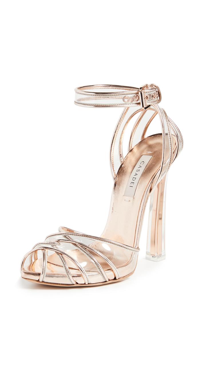 Casadei Plexi Blade Sandals
