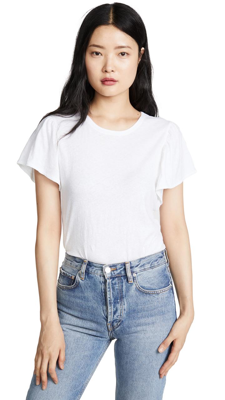 Madewell Presley Ruffle Sleeve Tee