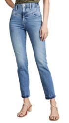 Frame Retro V Yoke Straight Jeans
