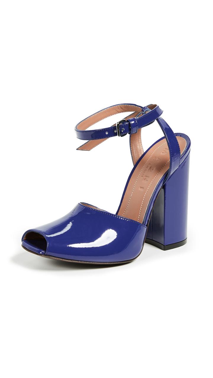 Marni Ankle Strap Sandal Pumps