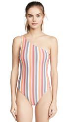 Peony Swimwear Rainbow One Piece Swimsuit