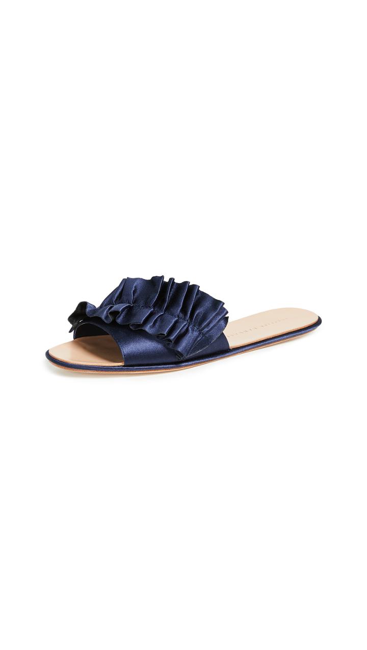 Loeffler Randall Rey Ruffle Slides