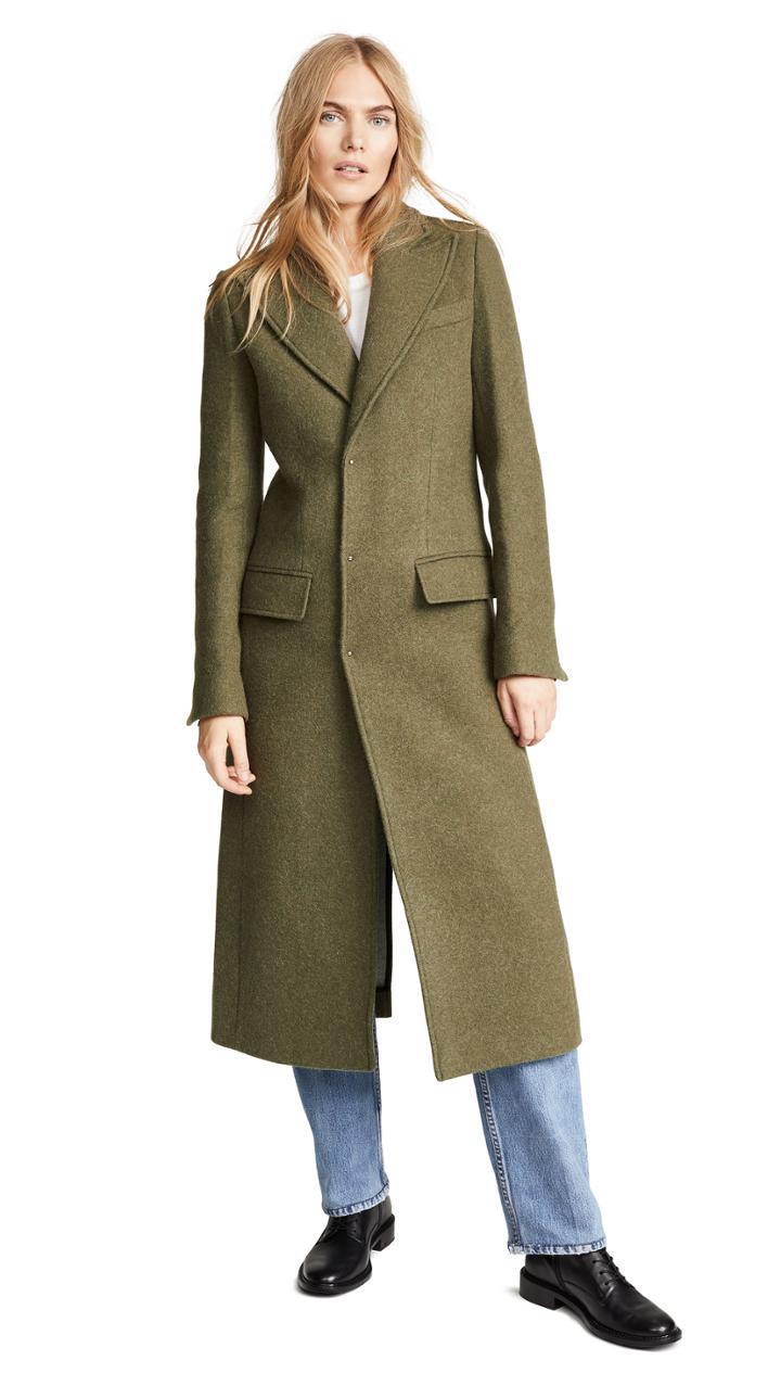 Esteban Cortazar Embroidered Tailored Coat