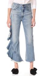 Citizens Of Humanity Estella Side Ruffle Jeans