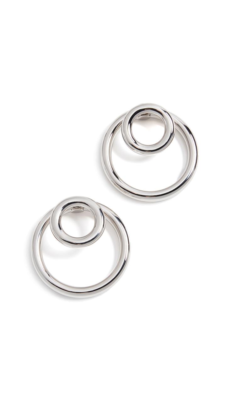 Alexander Wang Large Double O Ring Earrings