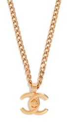 What Goes Around Comes Around Chanel Large Turnlock Necklace