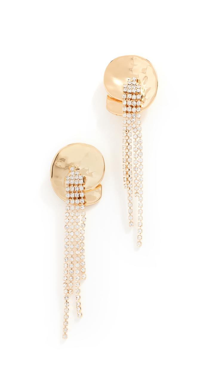 Baublebar Hammered Crystal Strand Earrings