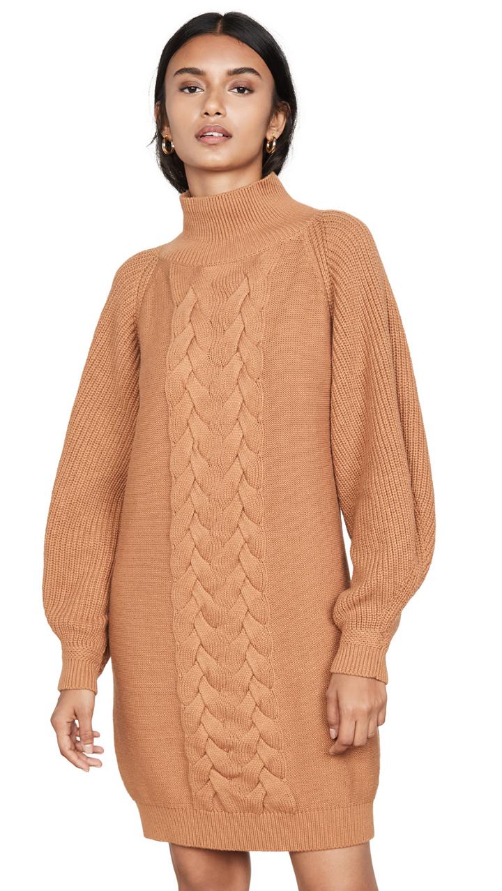 Caroline Constas Cable Knit Dress