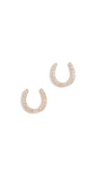 Kate Spade New York Wild Ones Pave Horseshoe Stud Earrings
