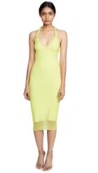 Dion Lee Sheer Pleat Twist Tank Dress