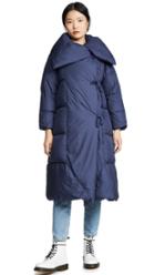 Add Down Down Long Plaid Jacket