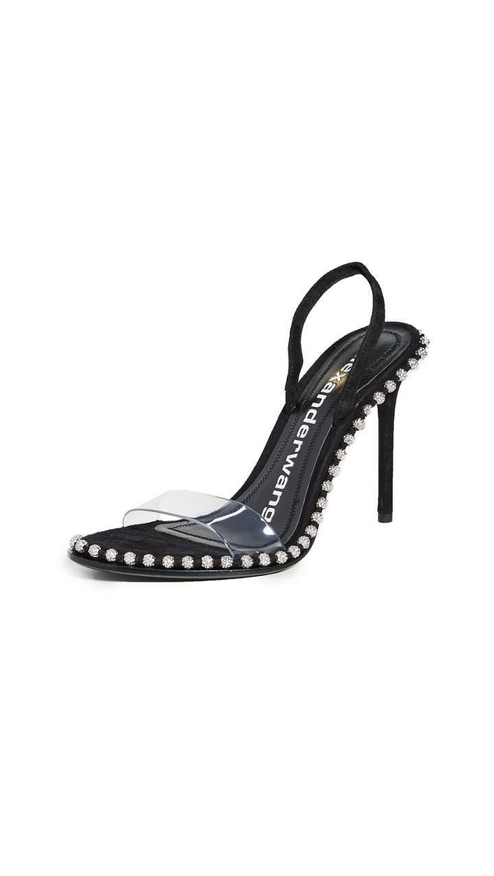 Alexander Wang Nova Crystal High Heel Sandals