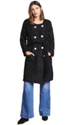 Jason Wu Grey Boucle Double Breasted Coat