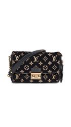 What Goes Around Comes Around Louis Vuitton Black Velvet Pouchette