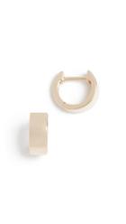 Ef Collection Gold Jumbo Huggie Earrings